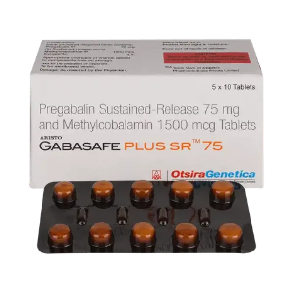 Gabasafe Plus SR 75 Tablet